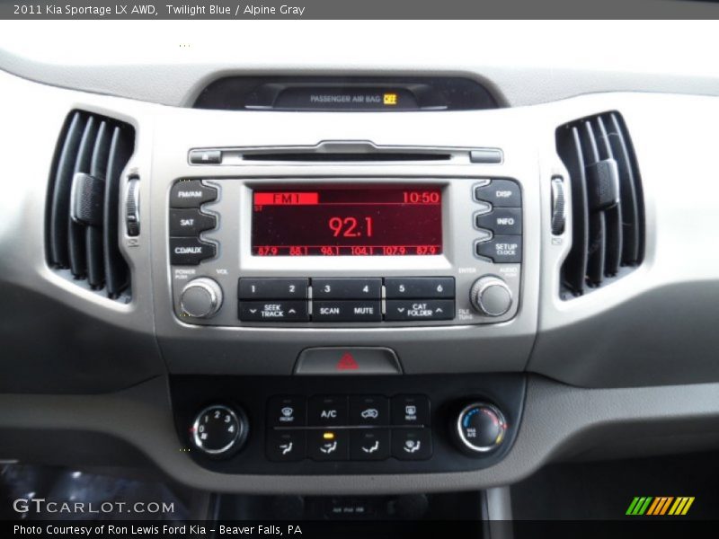 Twilight Blue / Alpine Gray 2011 Kia Sportage LX AWD