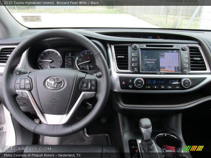 Blizzard Pearl White / Black 2015 Toyota Highlander Limited