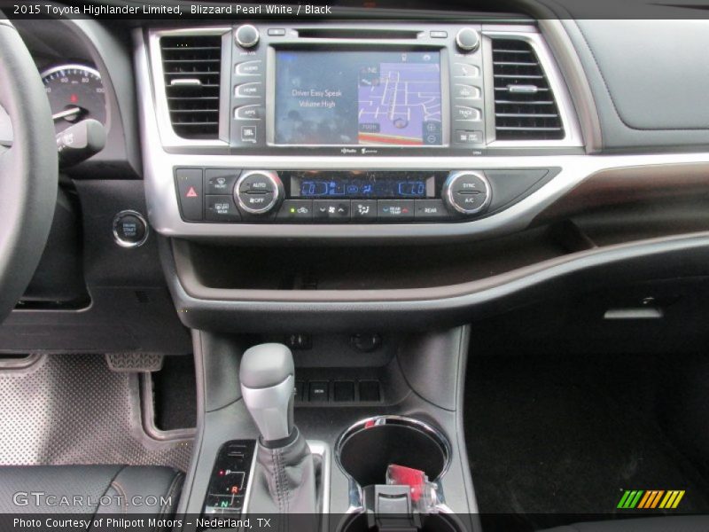 Blizzard Pearl White / Black 2015 Toyota Highlander Limited