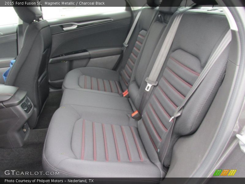 Rear Seat of 2015 Fusion SE
