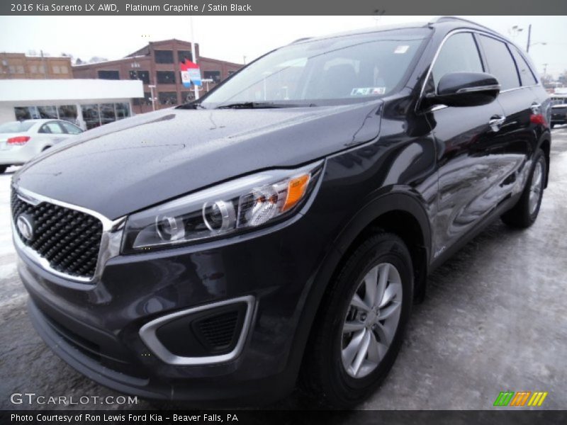 Platinum Graphite / Satin Black 2016 Kia Sorento LX AWD