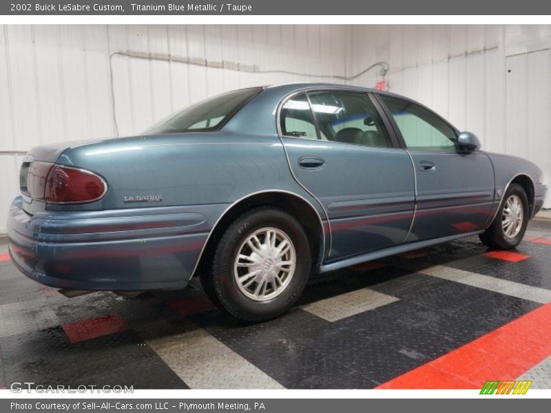 Titanium Blue Metallic / Taupe 2002 Buick LeSabre Custom