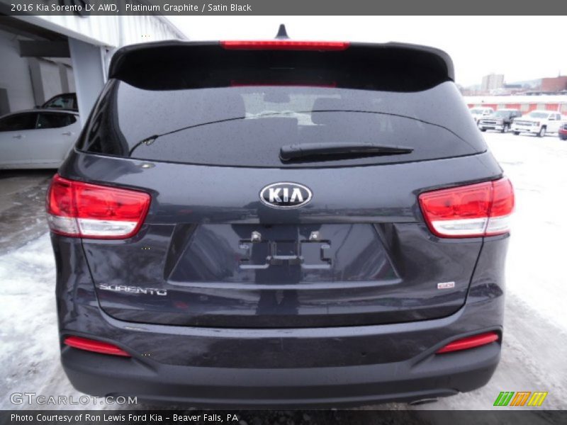 Platinum Graphite / Satin Black 2016 Kia Sorento LX AWD