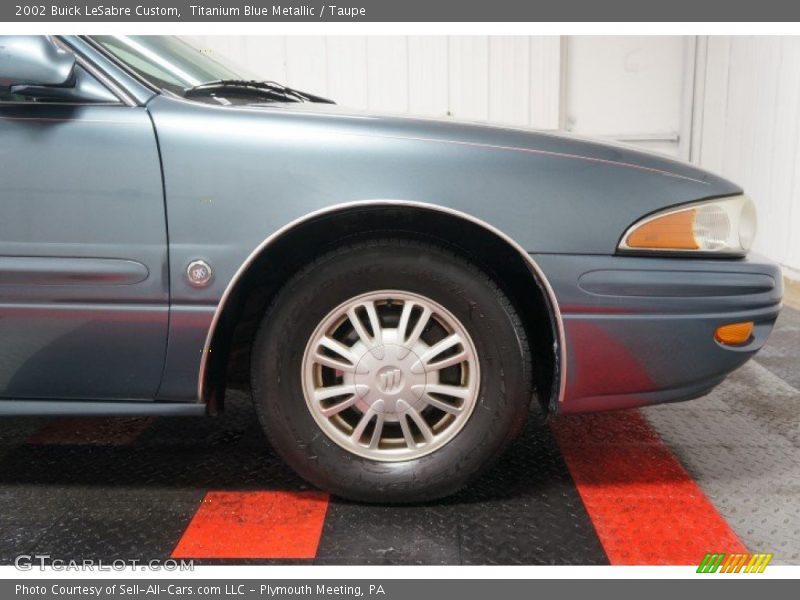 Titanium Blue Metallic / Taupe 2002 Buick LeSabre Custom