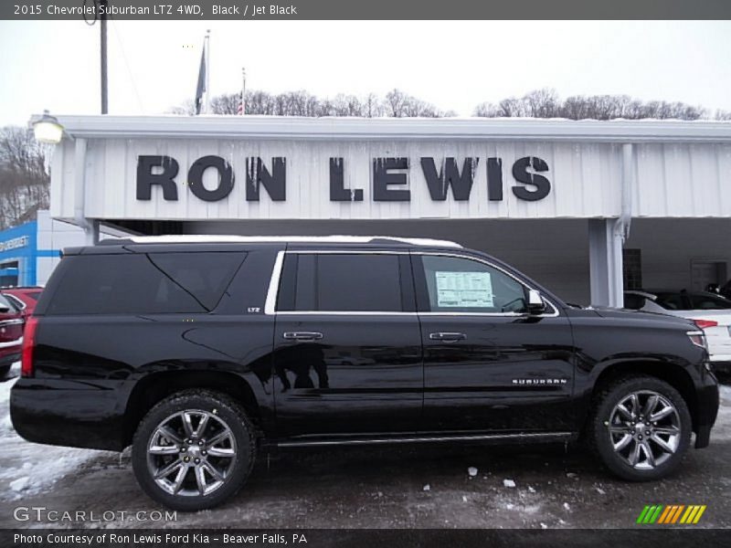 Black / Jet Black 2015 Chevrolet Suburban LTZ 4WD