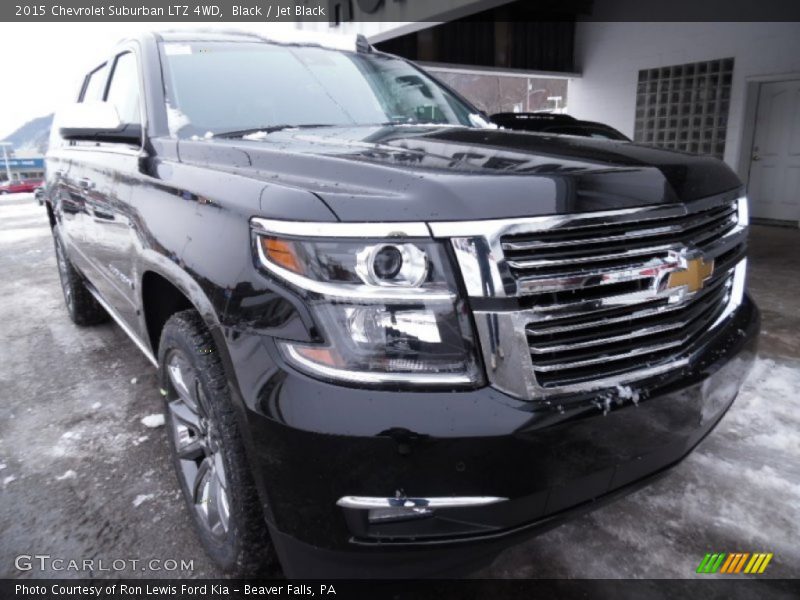 Black / Jet Black 2015 Chevrolet Suburban LTZ 4WD