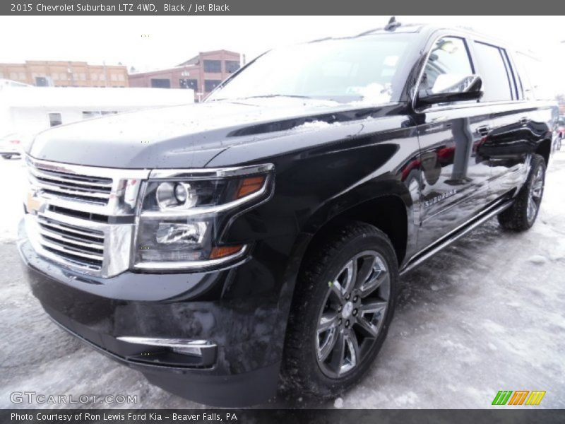 Black / Jet Black 2015 Chevrolet Suburban LTZ 4WD