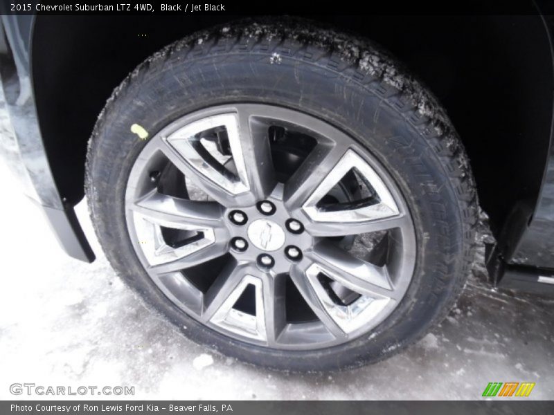 Black / Jet Black 2015 Chevrolet Suburban LTZ 4WD