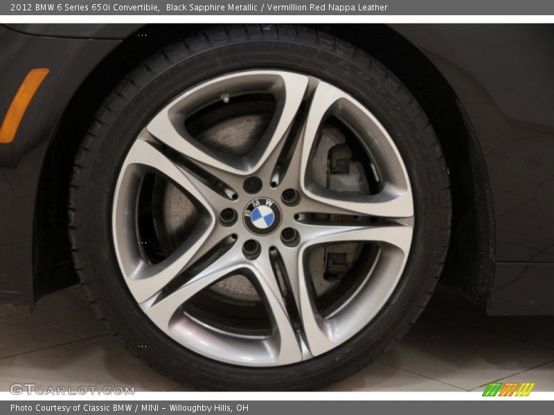  2012 6 Series 650i Convertible Wheel