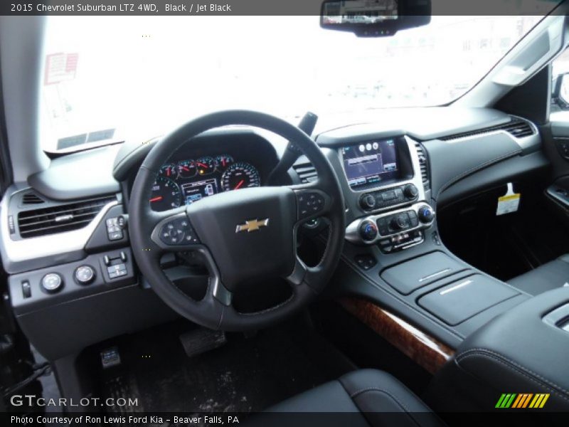 Black / Jet Black 2015 Chevrolet Suburban LTZ 4WD