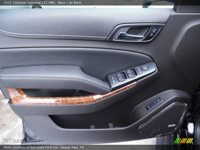 Black / Jet Black 2015 Chevrolet Suburban LTZ 4WD