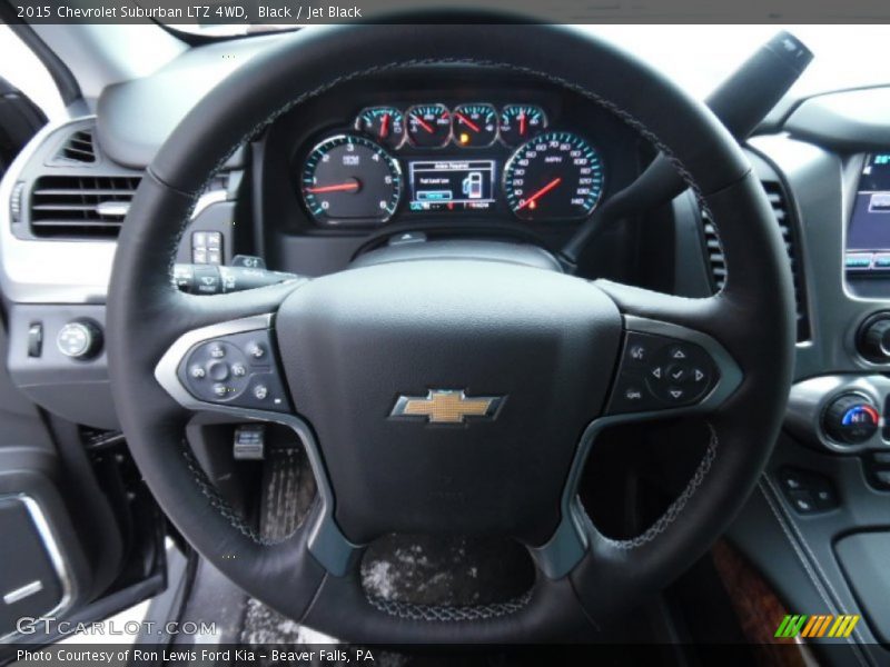 Black / Jet Black 2015 Chevrolet Suburban LTZ 4WD