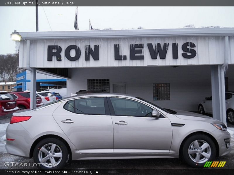 Satin Metal / Beige 2015 Kia Optima LX