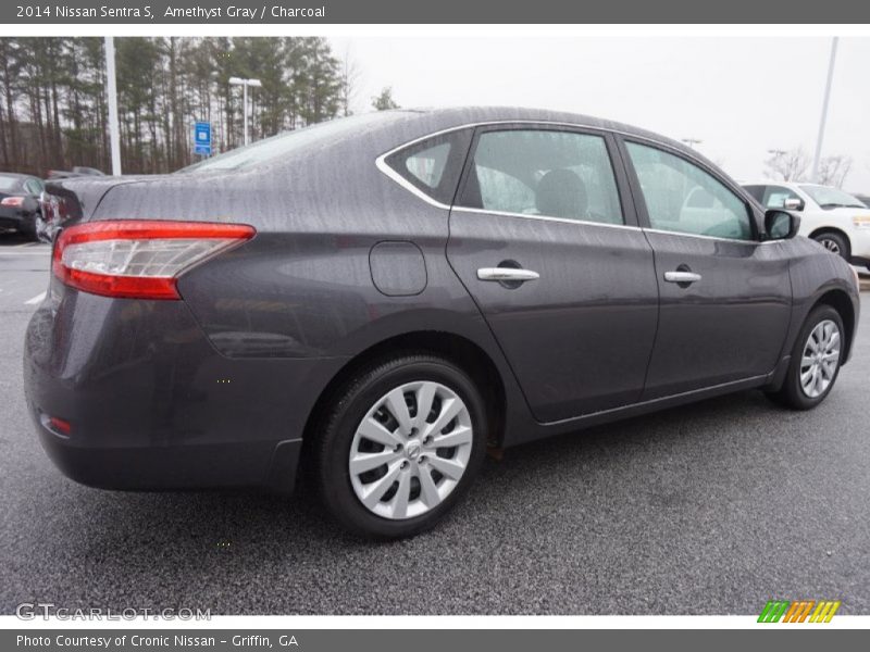 Amethyst Gray / Charcoal 2014 Nissan Sentra S