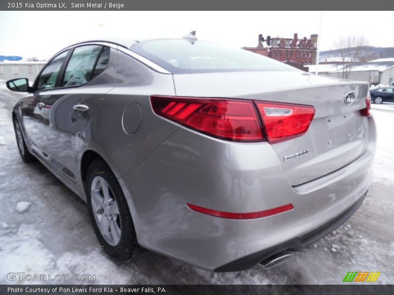 Satin Metal / Beige 2015 Kia Optima LX