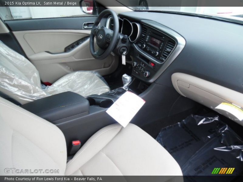 Satin Metal / Beige 2015 Kia Optima LX