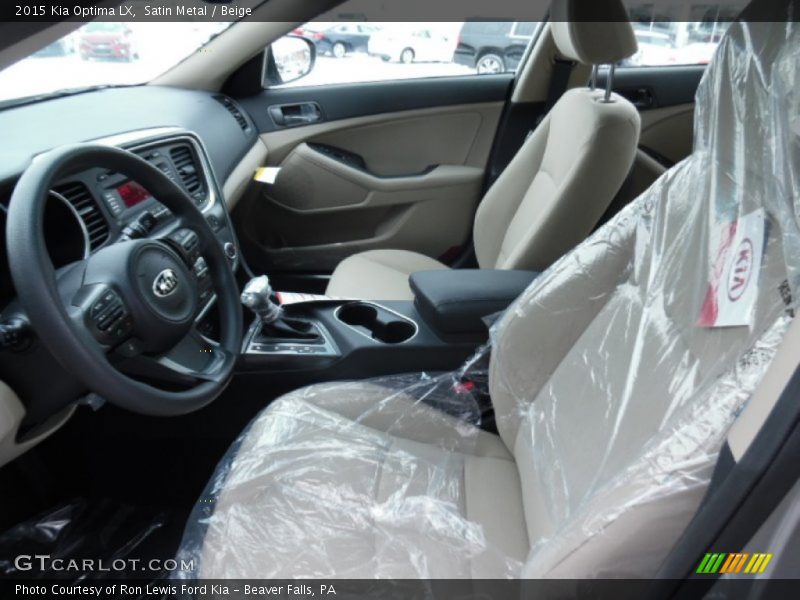 Satin Metal / Beige 2015 Kia Optima LX
