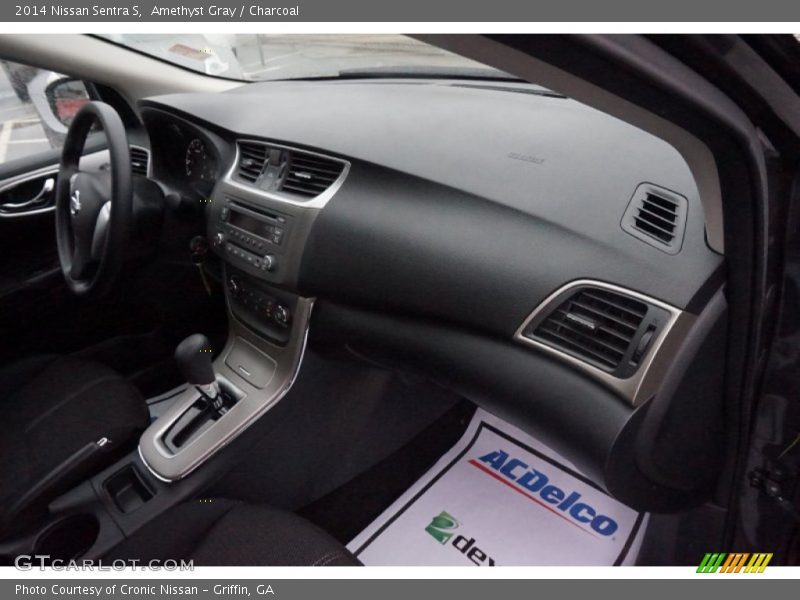 Amethyst Gray / Charcoal 2014 Nissan Sentra S