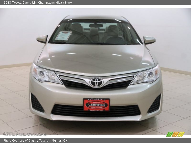 Champagne Mica / Ivory 2013 Toyota Camry LE