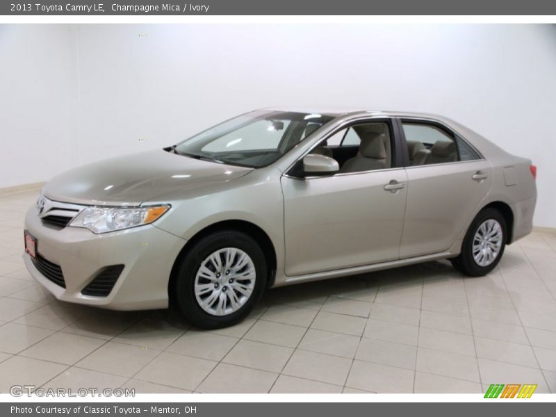 Champagne Mica / Ivory 2013 Toyota Camry LE