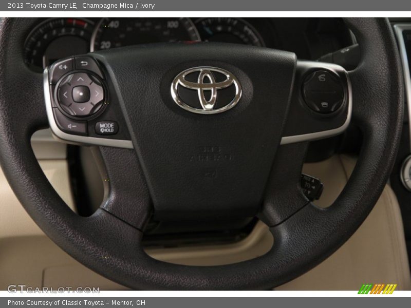 Champagne Mica / Ivory 2013 Toyota Camry LE