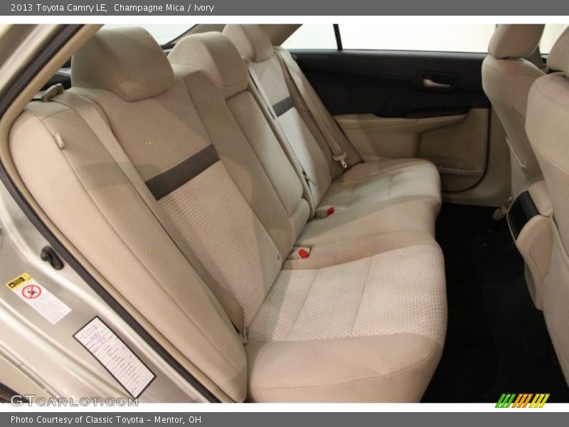 Champagne Mica / Ivory 2013 Toyota Camry LE