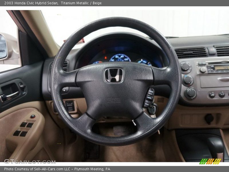  2003 Civic Hybrid Sedan Steering Wheel