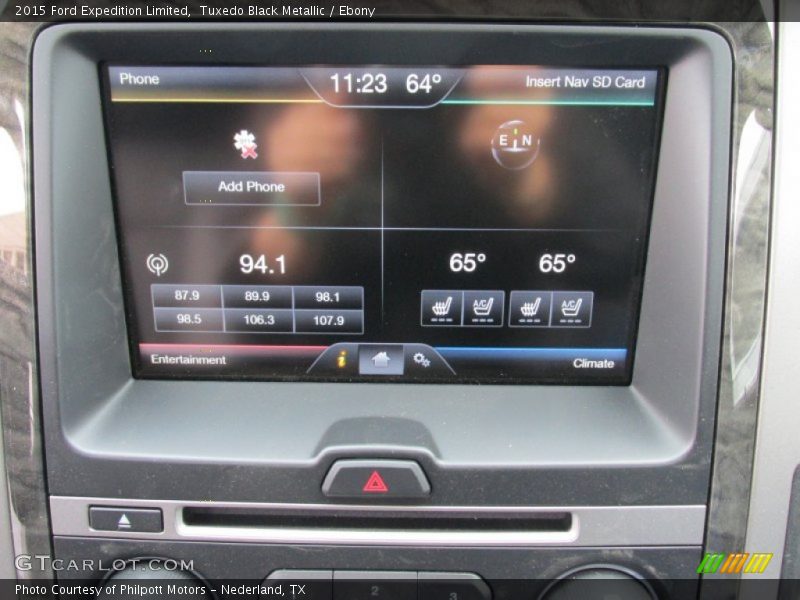 Controls of 2015 Expedition Limited