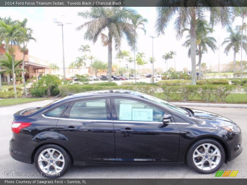 Tuxedo Black / Charcoal Black 2014 Ford Focus Titanium Sedan