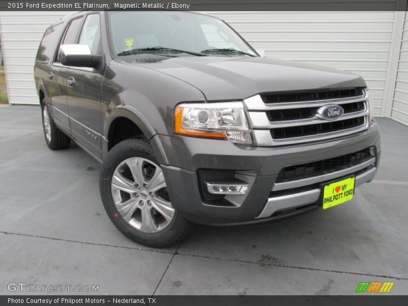 Magnetic Metallic / Ebony 2015 Ford Expedition EL Platinum