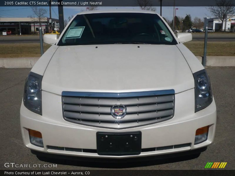 White Diamond / Light Neutral 2005 Cadillac CTS Sedan