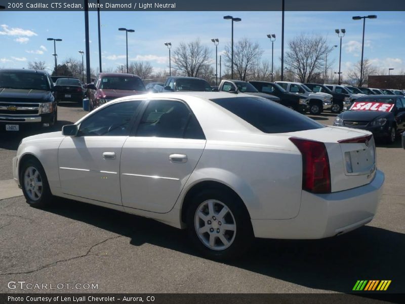 White Diamond / Light Neutral 2005 Cadillac CTS Sedan