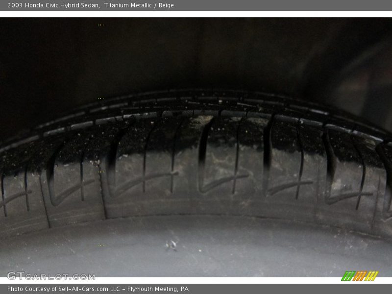 Titanium Metallic / Beige 2003 Honda Civic Hybrid Sedan