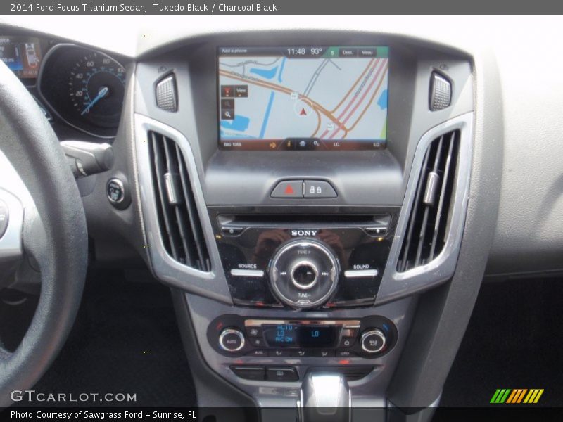 Tuxedo Black / Charcoal Black 2014 Ford Focus Titanium Sedan