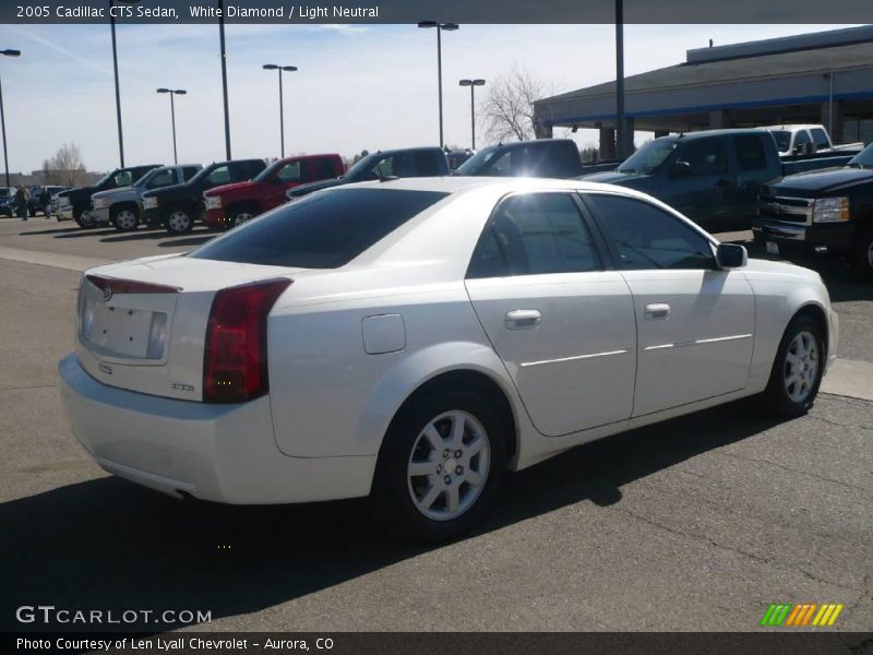 White Diamond / Light Neutral 2005 Cadillac CTS Sedan