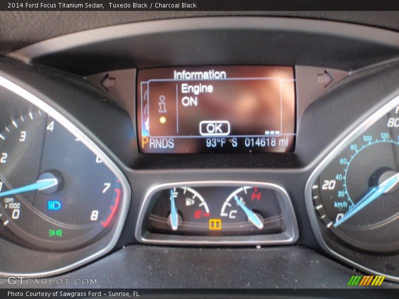 Tuxedo Black / Charcoal Black 2014 Ford Focus Titanium Sedan