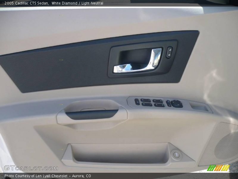 White Diamond / Light Neutral 2005 Cadillac CTS Sedan