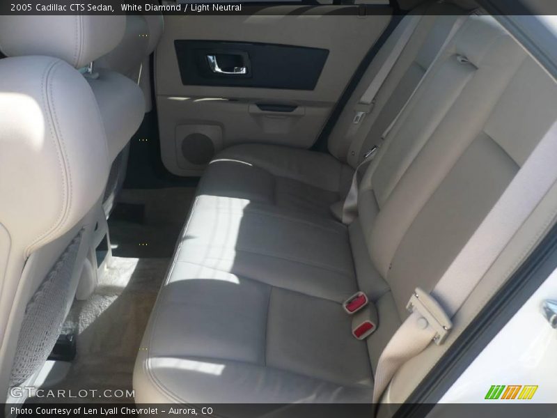 White Diamond / Light Neutral 2005 Cadillac CTS Sedan