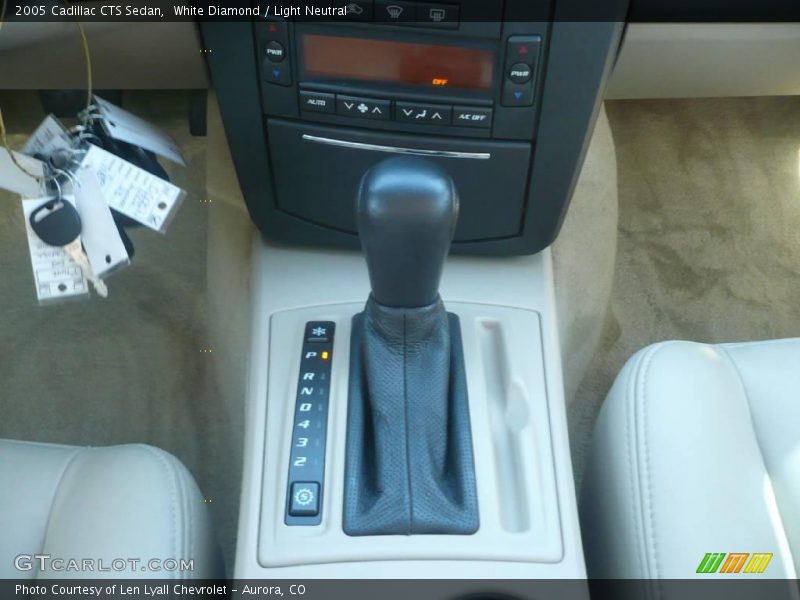 White Diamond / Light Neutral 2005 Cadillac CTS Sedan