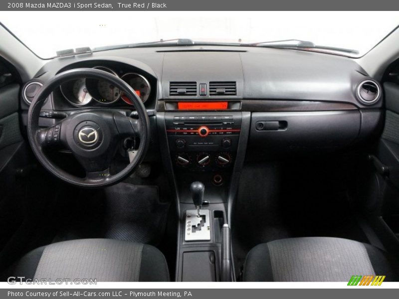 Dashboard of 2008 MAZDA3 i Sport Sedan