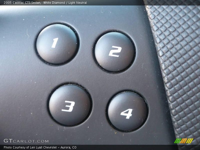 White Diamond / Light Neutral 2005 Cadillac CTS Sedan
