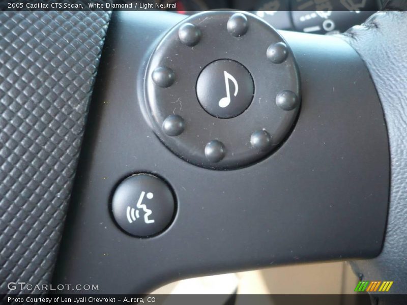 White Diamond / Light Neutral 2005 Cadillac CTS Sedan
