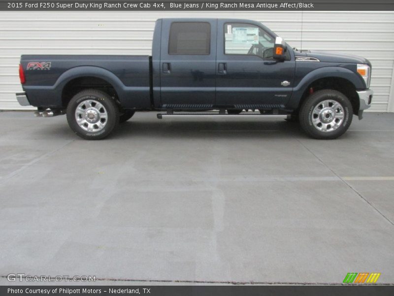 Blue Jeans / King Ranch Mesa Antique Affect/Black 2015 Ford F250 Super Duty King Ranch Crew Cab 4x4