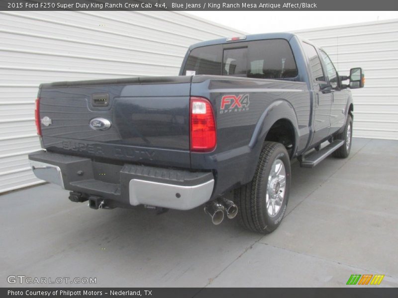 Blue Jeans / King Ranch Mesa Antique Affect/Black 2015 Ford F250 Super Duty King Ranch Crew Cab 4x4