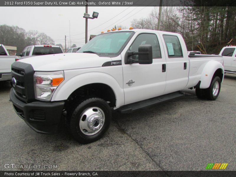 Oxford White / Steel 2012 Ford F350 Super Duty XL Crew Cab 4x4 Dually