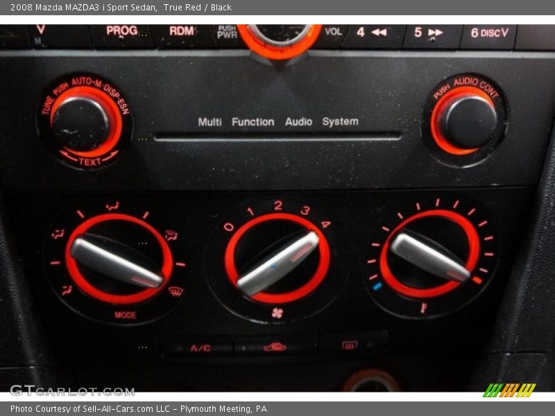 Controls of 2008 MAZDA3 i Sport Sedan