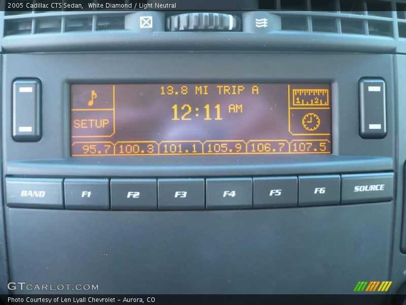 White Diamond / Light Neutral 2005 Cadillac CTS Sedan