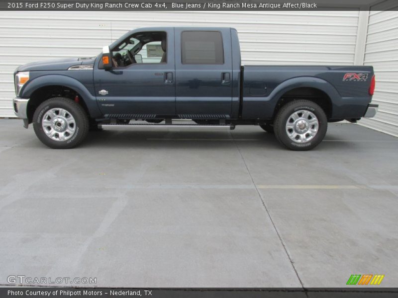 Blue Jeans / King Ranch Mesa Antique Affect/Black 2015 Ford F250 Super Duty King Ranch Crew Cab 4x4