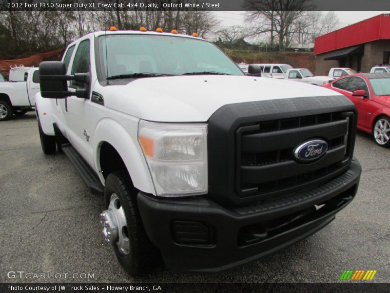 Oxford White / Steel 2012 Ford F350 Super Duty XL Crew Cab 4x4 Dually