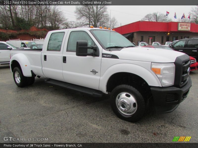 Oxford White / Steel 2012 Ford F350 Super Duty XL Crew Cab 4x4 Dually